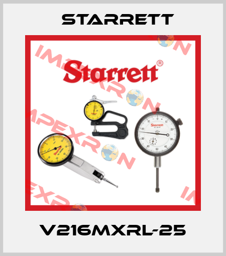 V216MXRL-25 Starrett