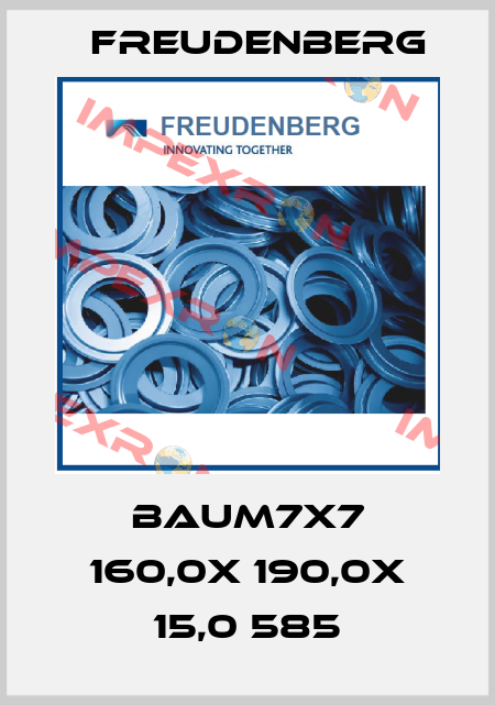 BAUM7X7 160,0X 190,0X 15,0 585 Freudenberg
