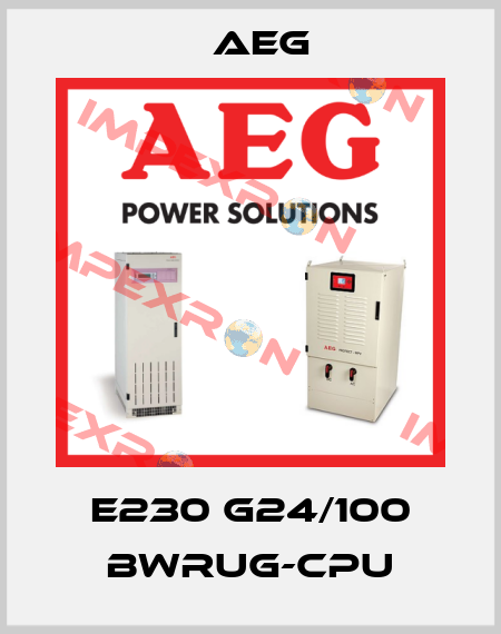  E230 G24/100 BWRUG-CPU AEG