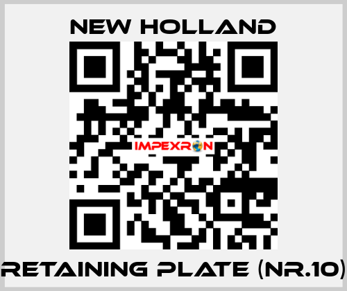 Retaining plate (Nr.10) New Holland