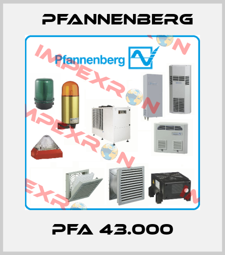 PFA 43.000 Pfannenberg