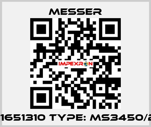 p/n: 71651310 type: MS3450/250-A Messer