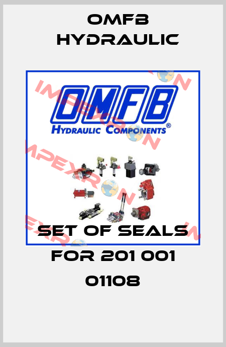 set of seals for 201 001 01108 OMFB Hydraulic