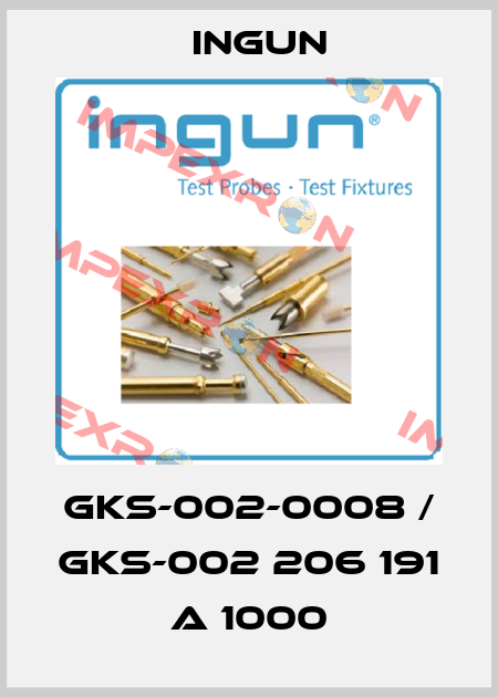 GKS-002-0008 / GKS-002 206 191 A 1000 Ingun