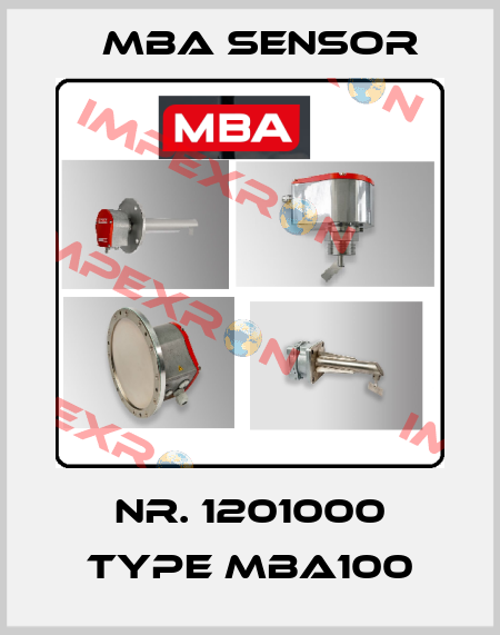 Nr. 1201000 Type MBA100 MBA SENSOR