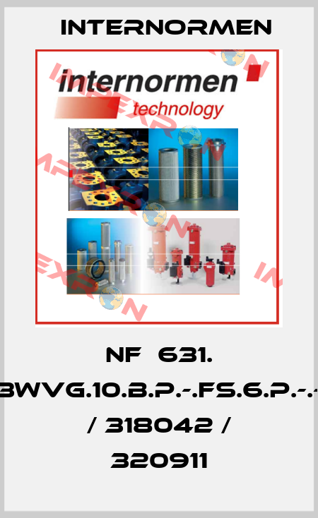 NF  631. 3WVG.10.B.P.-.FS.6.P.-.- / 318042 / 320911 Internormen