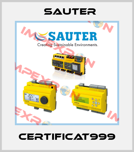 CERTIFICAT999 Sauter