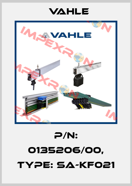 P/n: 0135206/00, Type: SA-KF021 Vahle