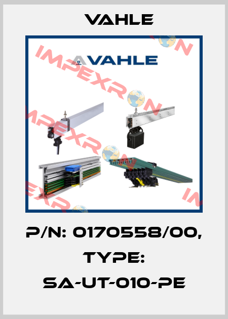 P/n: 0170558/00, Type: SA-UT-010-PE Vahle