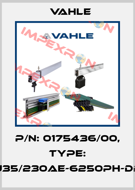 P/n: 0175436/00, Type: U35/230AE-6250PH-DB Vahle