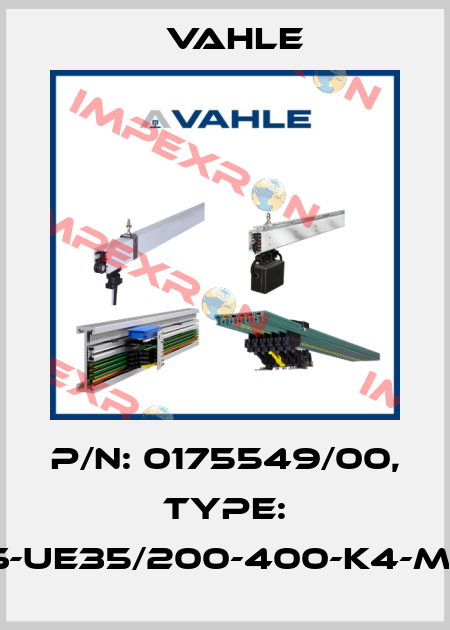 P/n: 0175549/00, Type: ES-UE35/200-400-K4-M-B Vahle