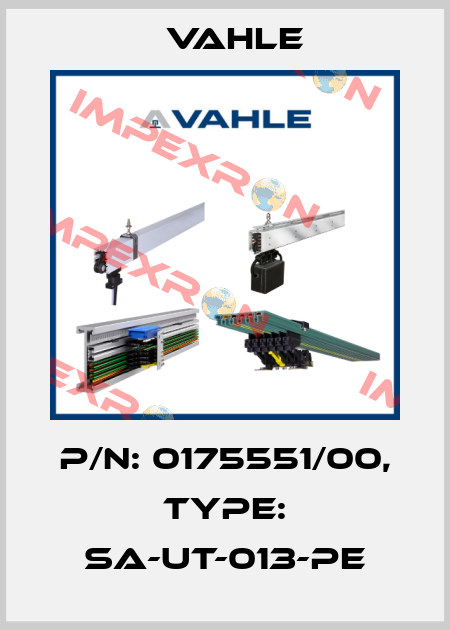 P/n: 0175551/00, Type: SA-UT-013-PE Vahle