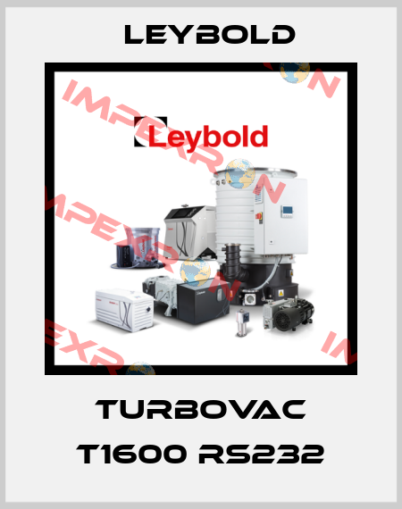 TURBOVAC T1600 RS232 Leybold