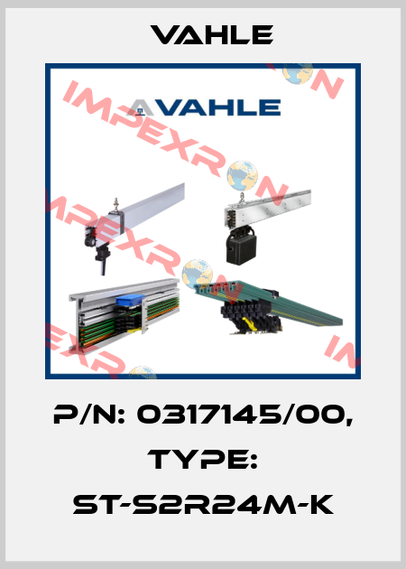 P/n: 0317145/00, Type: ST-S2R24M-K Vahle