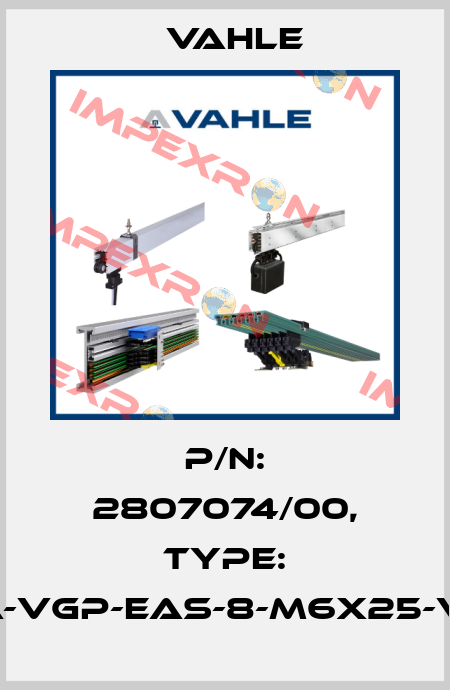 P/n: 2807074/00, Type: SA-VGP-EAS-8-M6x25-V.E. Vahle