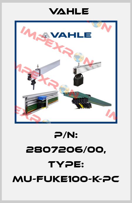 P/n: 2807206/00, Type: MU-FUKE100-K-PC Vahle