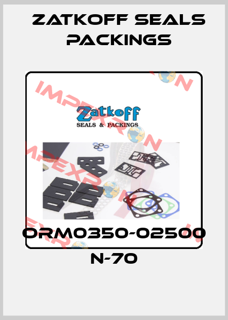 ORM0350-02500 N-70 Zatkoff Seals Packings