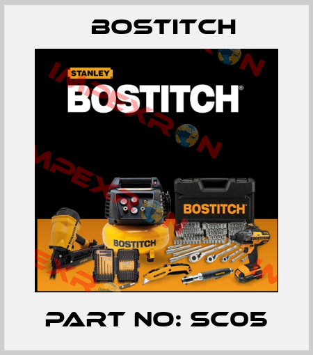 part no: SC05 Bostitch