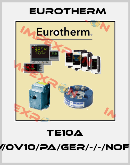 TE10A 16A/400V/0V10/PA/GER/-/-/NOFUSE/-//00 Eurotherm