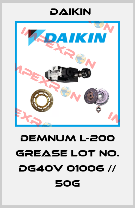 Demnum L-200 Grease Lot no. DG40V 01006 // 50g Daikin