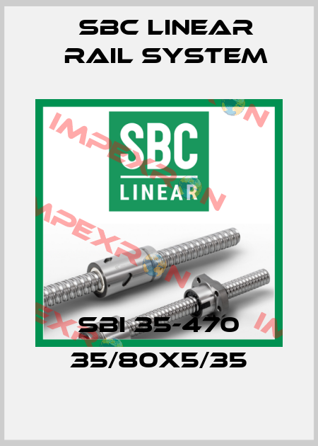 SBI 35-470 35/80X5/35 SBC Linear Rail System