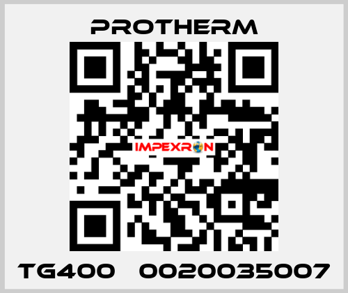 TG400   0020035007 PROTHERM