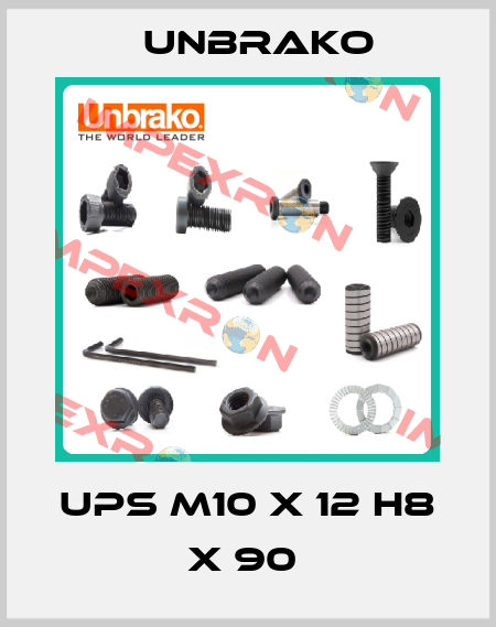 UPS M10 X 12 H8 X 90  Unbrako