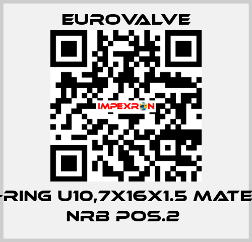 USIT-RING U10,7X16X1.5 MATERIAL NRB POS.2  Eurovalve