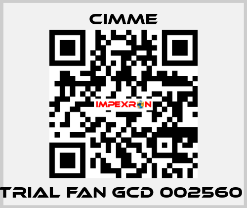 Industrial Fan GCD 002560 E4 RD Cimme
