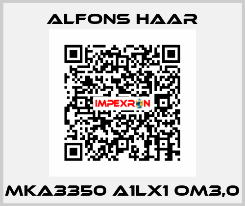 MKA3350 A1LX1 OM3,0 ALFONS HAAR