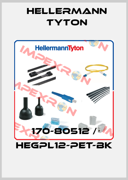 170-80512 / HEGPL12-PET-BK Hellermann Tyton
