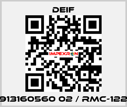 2913160560 02 / RMC-122D Deif