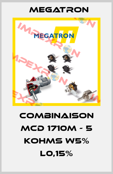 COMBINAISON MCD 1710M - 5 KOHMS W5% L0,15% Megatron