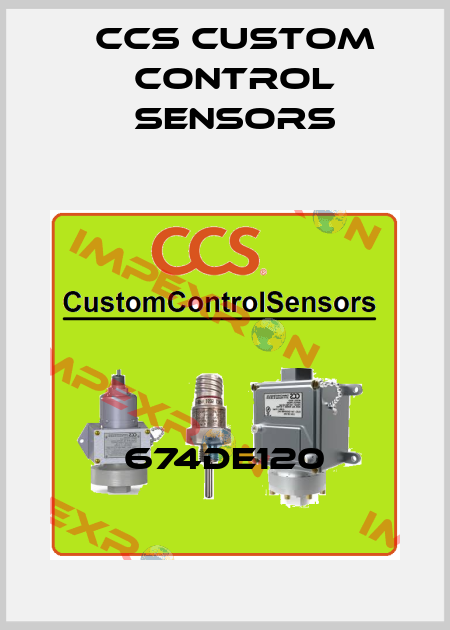 674DE120 CCS Custom Control Sensors