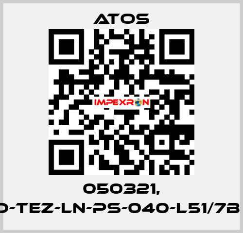 050321, DLHZO-TEZ-LN-PS-040-L51/7B   oem Atos