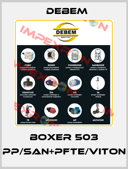 Boxer 503 PP/SAN+PFTE/Viton Debem