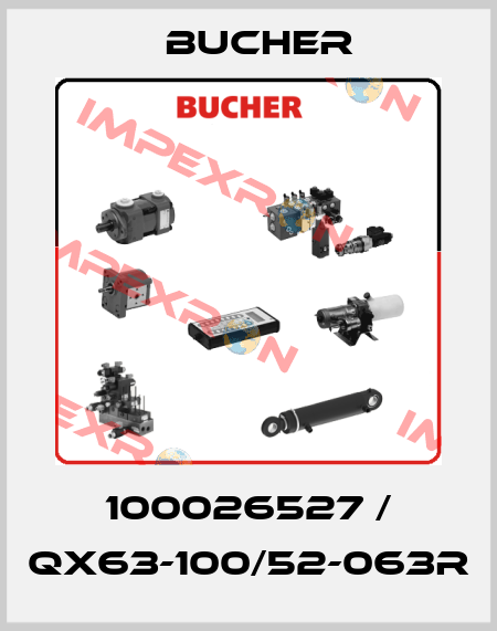 100026527 / QX63-100/52-063R Bucher