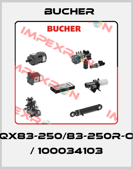QX83-250/83-250R-O / 100034103 Bucher