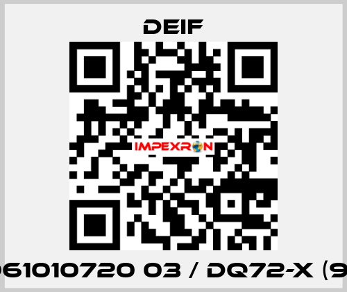 2961010720 03 / DQ72-x (90°) Deif