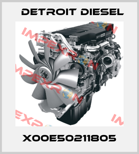 X00E50211805 Detroit Diesel