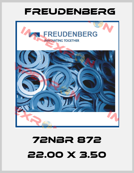 72NBR 872 22.00 x 3.50 Freudenberg