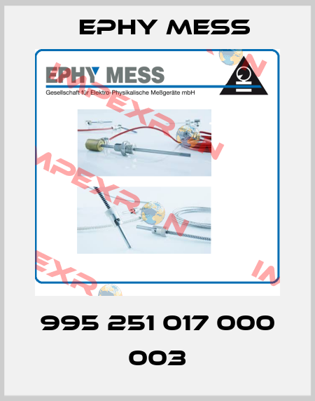 995 251 017 000 003 Ephy Mess