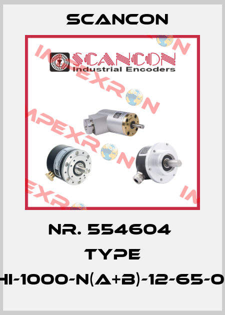 Nr. 554604  Type 2RHI-1000-N(A+B)-12-65-04-S Scancon