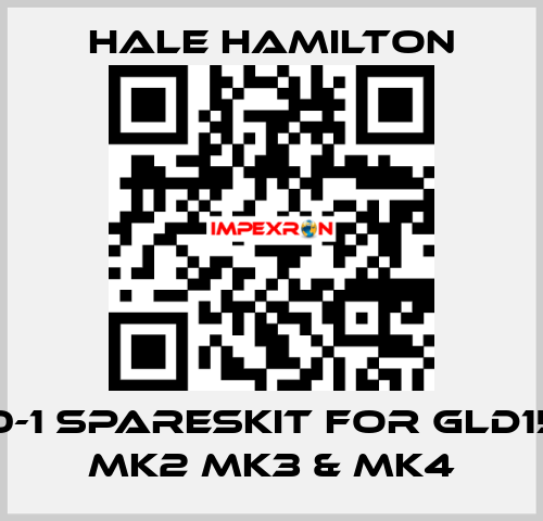 K220-1 SparesKit for GLD15MK1 MK2 MK3 & MK4 HALE HAMILTON