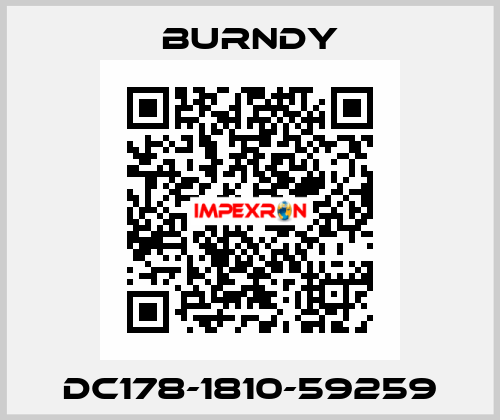 DC178-1810-59259 Burndy