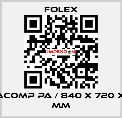 Folacomp PA / 840 x 720 x 1,50 mm Folex