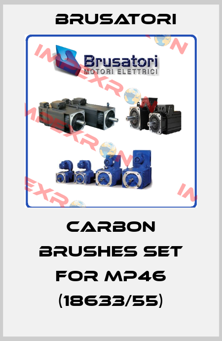 Carbon brushes set for MP46 (18633/55) Brusatori
