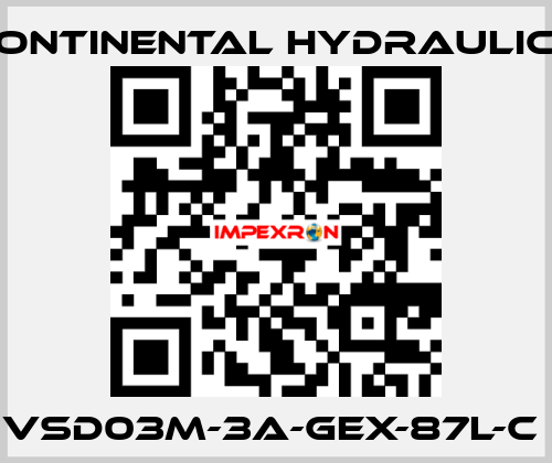 VSD03M-3A-GEX-87L-C  Continental Hydraulics