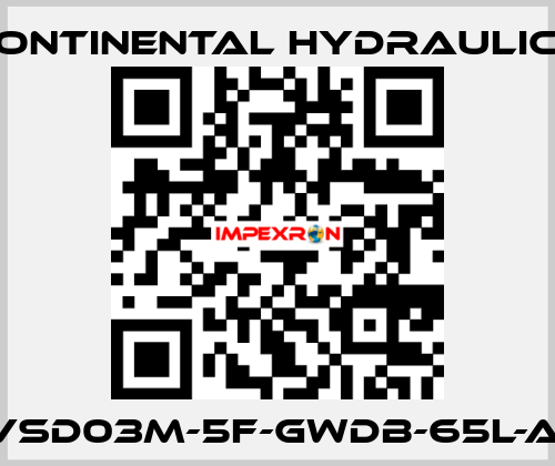 VSD03M-5F-GWDB-65L-A  Continental Hydraulics