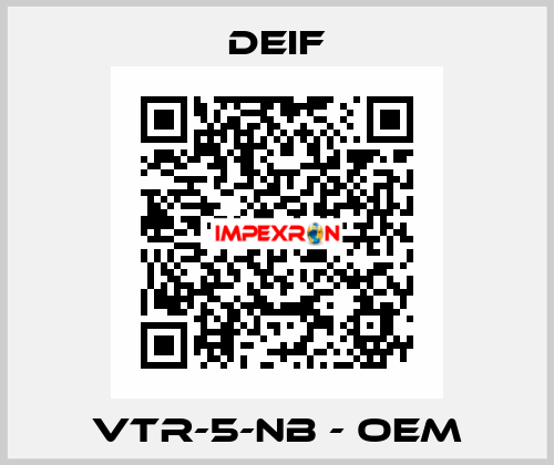 VTR-5-NB - OEM Deif